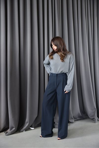 Özge Özgenç Straight Cut Premium Fabric Trousers