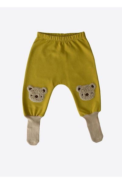 kitikate Organic Teddy Bear Socks and Toton Mustard