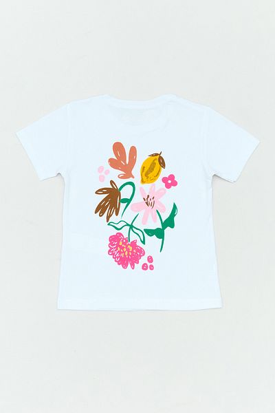 Fulla Moda Tricou pentru fetiță, 100% bumbac, imprimat față și spate