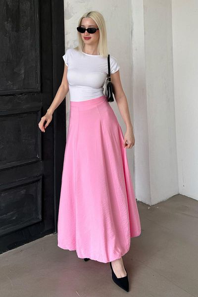 Madmext Pink Balloon Skirt Mg2319