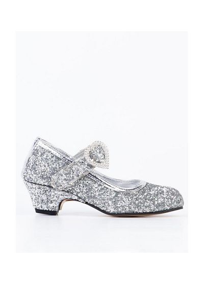 Baby DS PANTOFI CU TOC SPARKLE SILVER 25