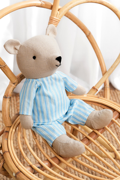 Tuğba Kuğu Pijamalı Ayı Uyku Arkadaşı