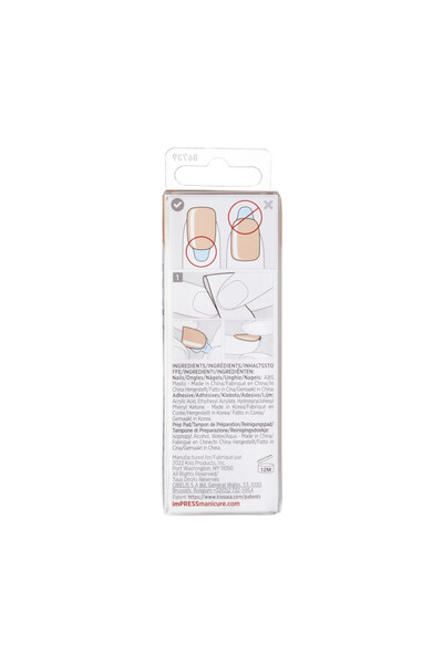 Impress KISS IMPRESS COLOR NAILS MEDIUM COFFIN- LATTE IMC506C