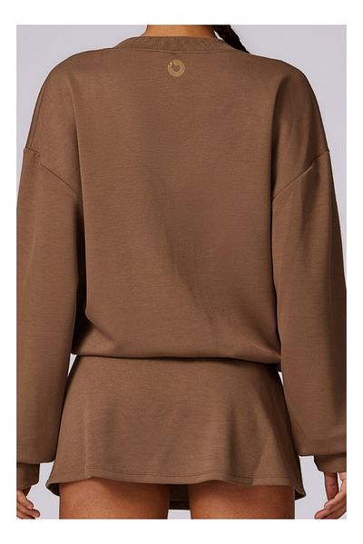 KAWN YOGA Womens Loose Fit Light Sweatshirt.