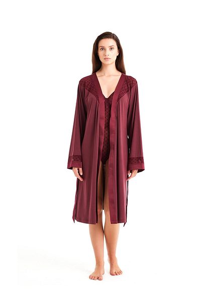 Blackspade Rochie de damă burgundă 51603