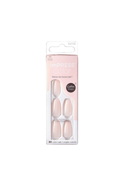 Impress KISS IMPRESS COLOR NAILS MEDIUM COFFIN- SERENDIPITY IMC502C