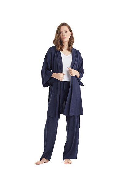 Blackspade Жіночий халат синій 60300