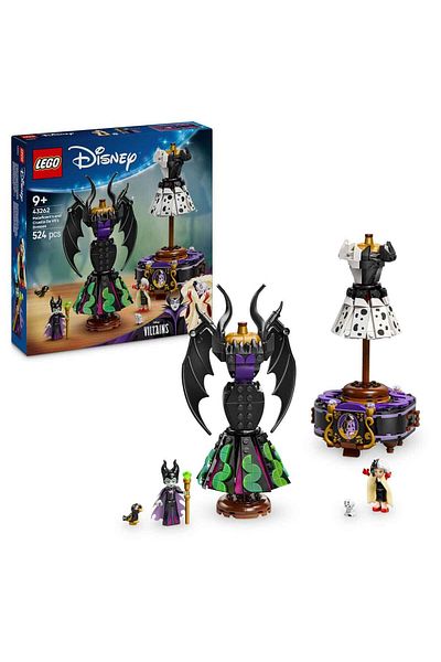LEGO Disney Villains Maleficent's and Cruella De Vil's Dress 43262 - Kids Ages 9 and up