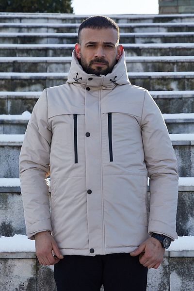 firststops Ανδρικό Sport Fleece Polarized K κάλυμμα Αδιάβροχο και αντιανεμικό Parka