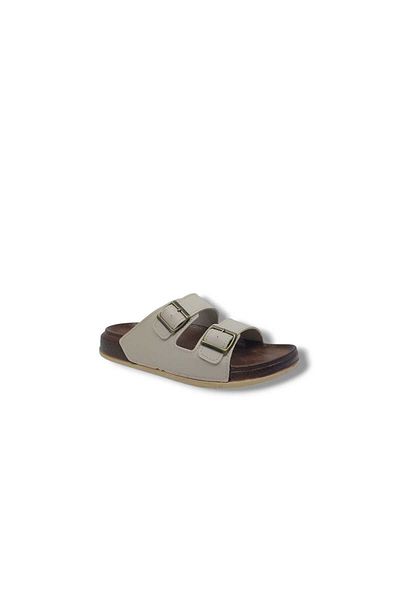 Zerhan Παντόφλες καθημερινής χρήσης Witta 55201 Unisex Beige Buckle