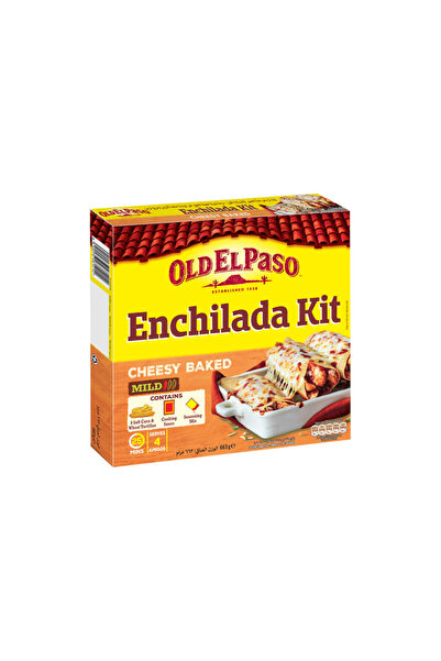 Old El Paso مجموعة إنشيلادا (مخبوزة بالجبن) 663 جرام