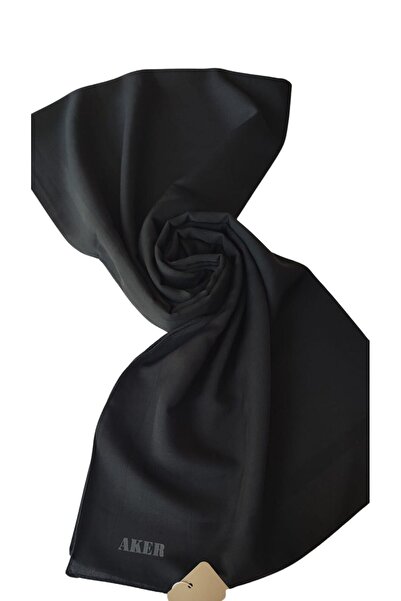 Aker Black Cotan Shawl 911 - Straight Cut