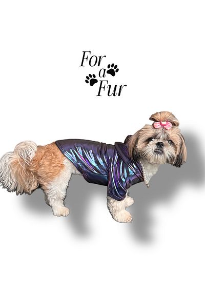For a Fur Dog Sweat Thin Iridium Laser