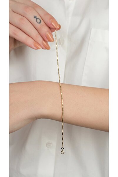 Arpaş 14 Ayar Altın İnce Toplu Boncuk Bileklik