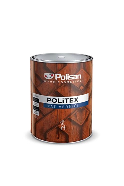 Polisan Politex -Yat Verniği -Yat Vernik -Parlak -Şeffaf -0,75Lt. -POLİSAN