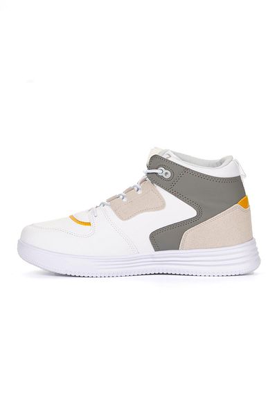 MARATON Men's White-Lightgrey Shoes 80062
