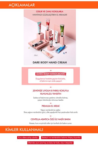 Missha Hand Care Cream - Stunning and Moisturizing, Scented (Love Begi̇ns)