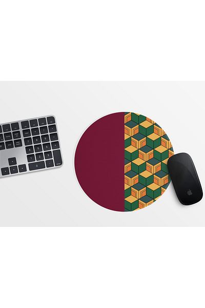 Akumastik Demon Slayer İblis Keser Giyu Tomioka -20cm Mousepad - Kimono Descent