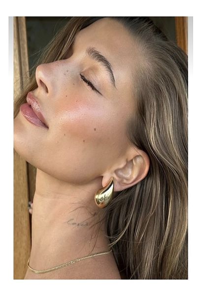 stainless steell Bottega Steel Earrings Gold Color
