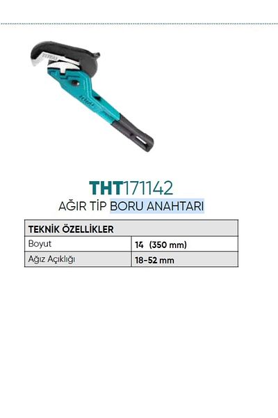 TOTAL 350 MM - Ratcheting Pipe Wrench THT171142
