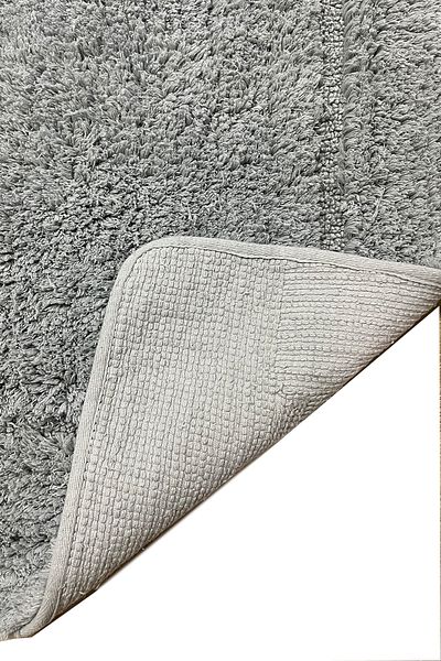 Chilai Home 100% Organic Cotton Wolle Gray Cotton Set of 2 Washable