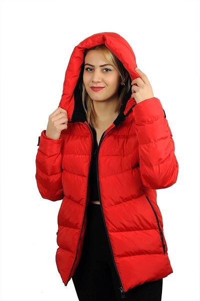 firststops Women's Red Door Fleece Puffer Coat Waterproof Windbreak All Sports Parka
