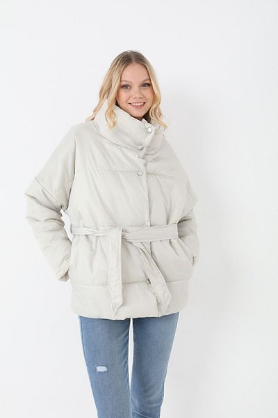 Firststops Sports Women's Stone Filled Lined Waterproof Wind Oversize Bomber Parka