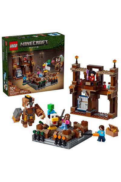 LEGO Minecraft Jungle Manor Fighting Ring 21272 - Creative for Kids Ages 10 and up