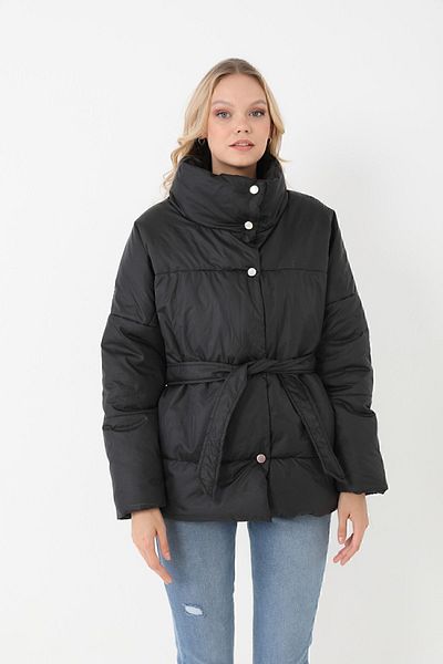 firststops Waterproof Wind Reef Oversize Bomber Parka with Sports Headphones Women