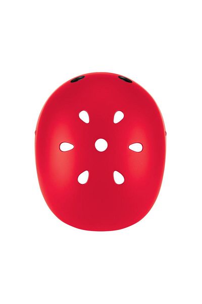 Globber Globber Primo protective helmet, with lights, red color
