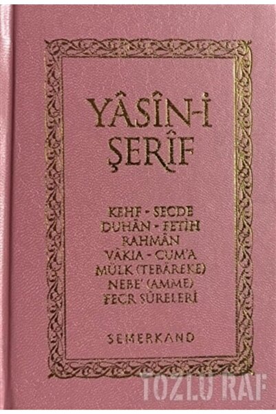 Semerkand Kitap Yasini Şerif Cep Boy - Ciltli Pembe Kapak