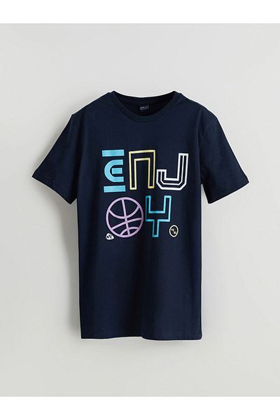 LC Waikiki New Season Crew Neck Boy's T-Shirt - S5Iu62Z4