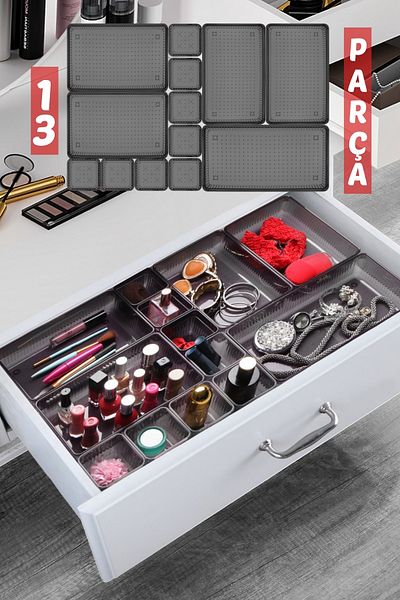 Nandy Home 13 Piece Drawer Organizer, Organizer Set