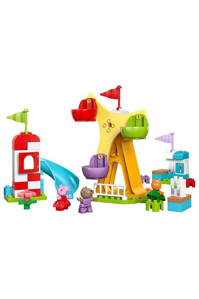 LEGO Duplo Peppa Pig Amusement Park 10453 - Creative Toy Construction Set for Children from 2 Years and up