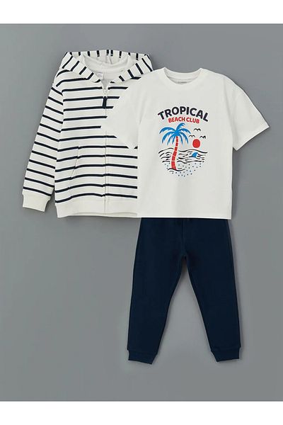 LC Waikiki LCW Kids Menhood Klamor Rifle - تي شيرت وبنطلون رياضي 3s