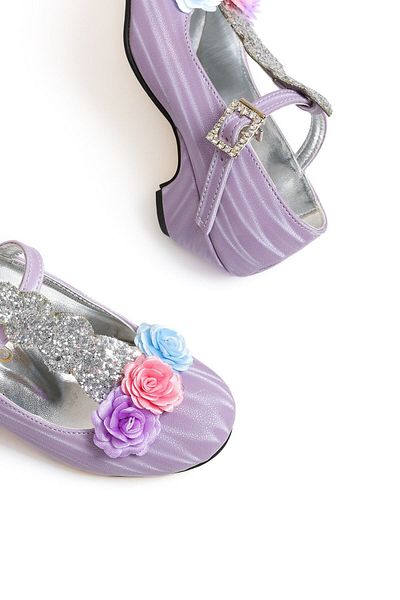 Baby DS Pantofi cu toc unicorn Liliac 25