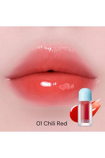 TOCOBO -JUICY BERRY PLUMPING LIP OIL 4g - 01 CHILL RED