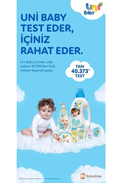 Uni Baby Bebek Saç ve Vücut Şampuanı 700ML Klasik (Pompalı) (9 Lu Set)