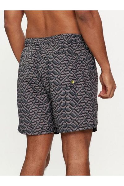 Guess Ανδρικό μαύρο μαγιό Swimtrunk Medium Aop F4gt06wg2a2-p9wn