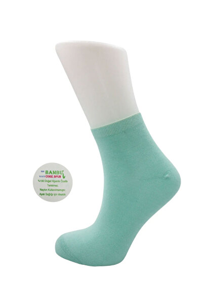 KARDEŞLER ÇORAP Γυναικείες κάλτσες μπαμπού μισό πόδι πολύχρωμες χωρίς ραφές απλές κάλτσες 6-συσκευασία