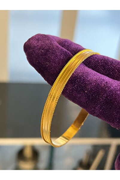 10 gr (GRAM) Trabzon Desenli Nakışlı Bilezik Yatırımlık 22 Ayar Altın