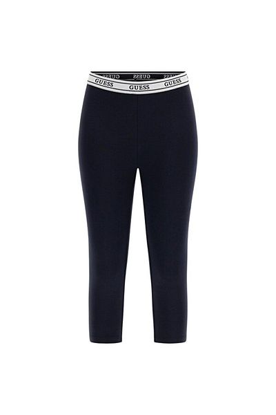 Guess Leggings Capri cu logo în talie