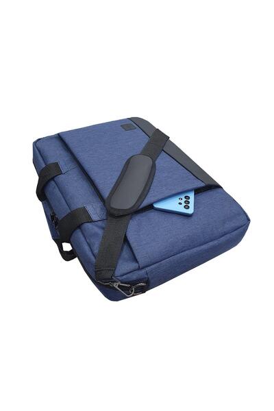 GBMOTION حقيبة كمبيوتر محمول GBMOTION باللون الأزرق الداكن مقاس 17.3 بوصة