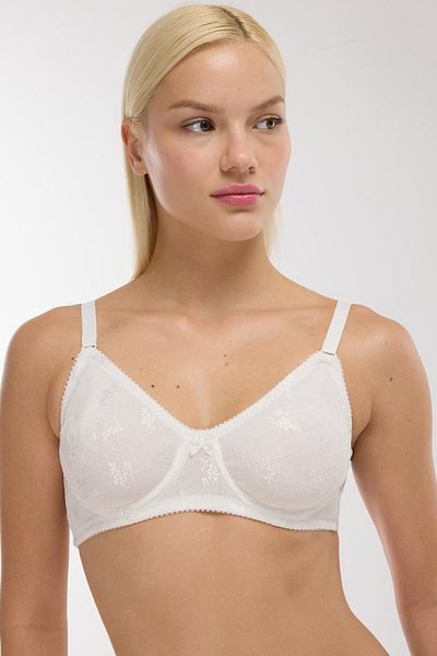 AYYILDIZ 3658 Ecru Capless Bra