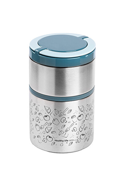 Tantitoni ترمس طعام تانتيتوني الأزرق ذو الطبقتين 930 مل