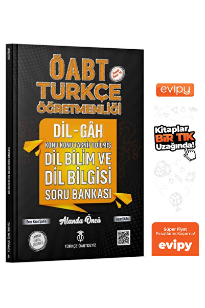 TÜRKÇE ÖABTDEYİZ ÖABT MEB-AGS Türkçe Öğretmenliği Dilgah Dil Bilim ve Dil Bil...