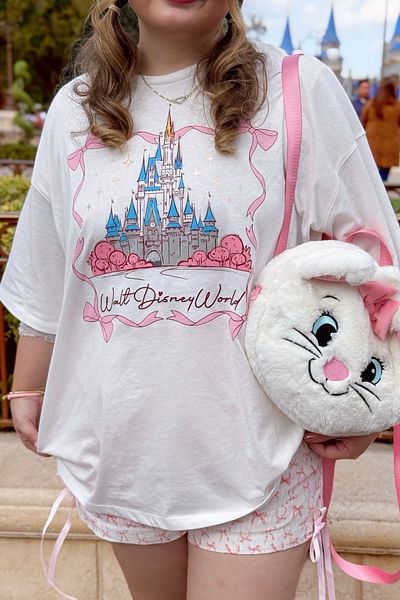 EFBUTİK Λευκό Unisex T-Shirt Walt Disney World