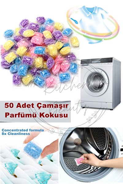 Kitchen Beauty 50 adet Çamaşır Kokusu Ve Parfümü Boncuk Taze Temiz Harika Kokulu Giysi Dolap Kokusu Anti Statik