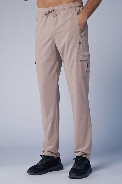 bilcee Men's Beige Training Thin Summer Men's Sweatpants 4139