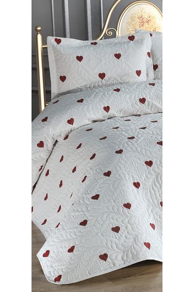 diabella Love Double Sided 3 Piece Double Bedspread